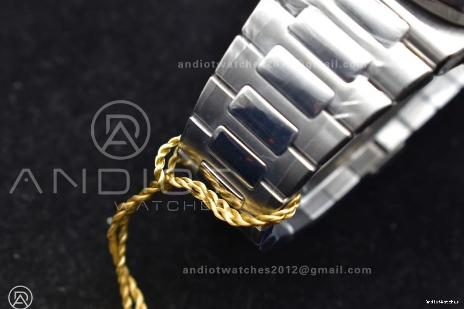 Mod Stk PPF Date Nautilus SS SS A7750 435 Wht Chrono 5980 Cozy 0325